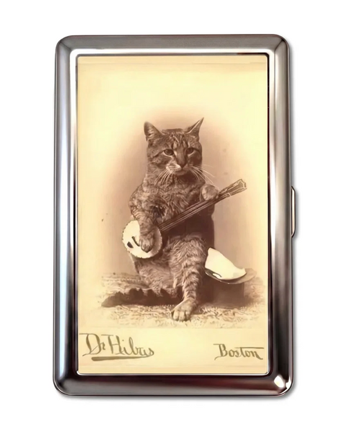 Banjo Cat Cardholder Wallet