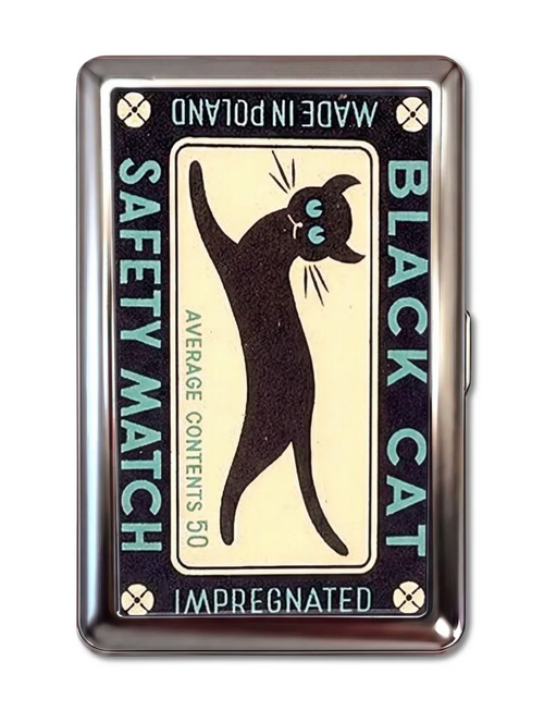 Black Cat Cardholder Wallet