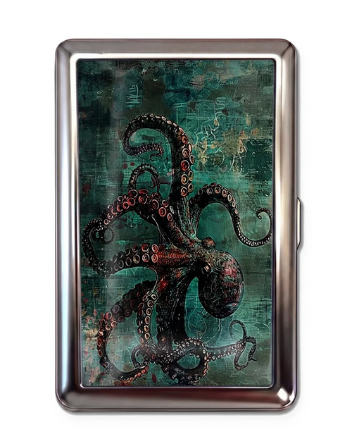 Dark Octopus Cardholder Wallet